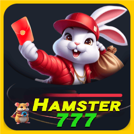 Imagem promocional da HAMSTER777 mostrando a plataforma e suas vantagens
